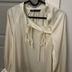 Chemise écrue, Zara, S